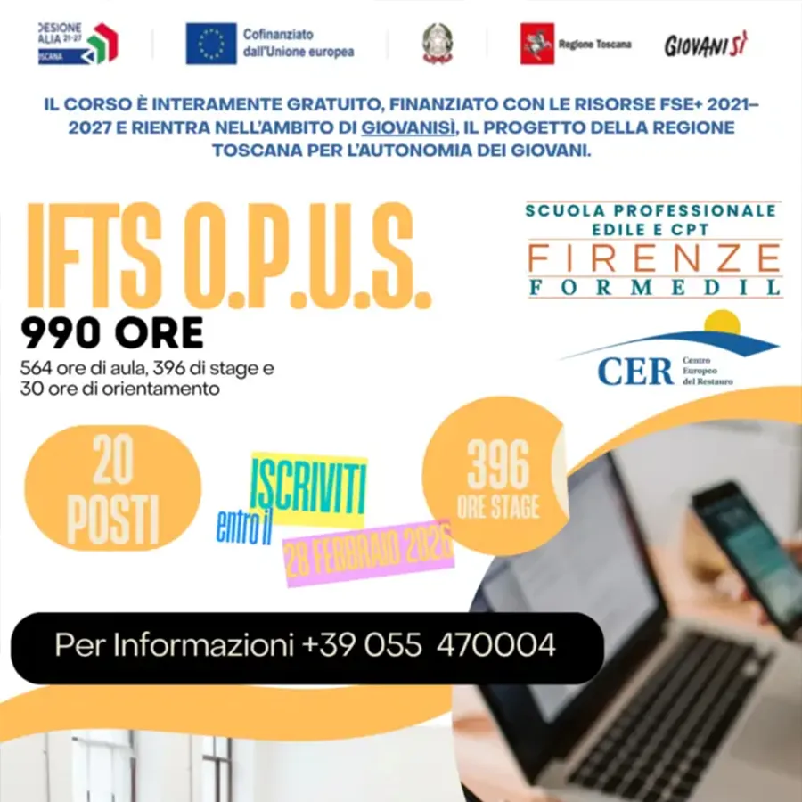 IMMAGINE Corso IFTS O.P.U.S. Opere di progettazione e unicita nel settore delle lavorazioni del legno al servizio del Made in Italy